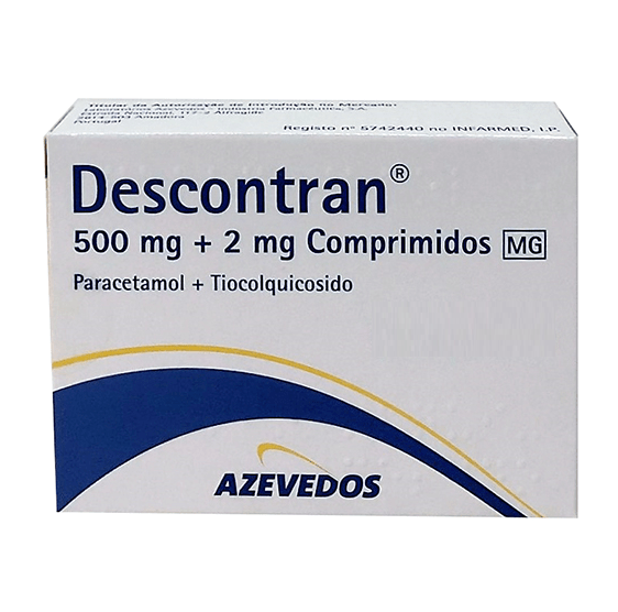 DESCONTRAN 500 MG + 2 MG 6S