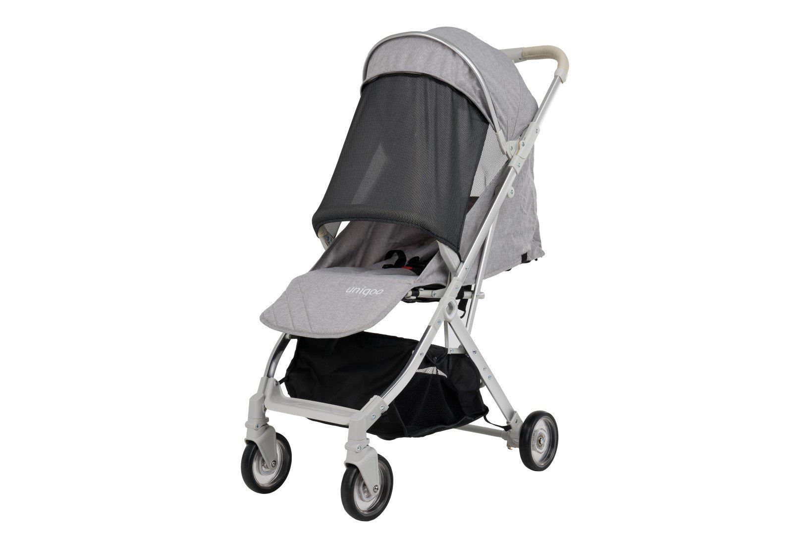 عربة أطفال يونيكو 4 رمادية - أوربان