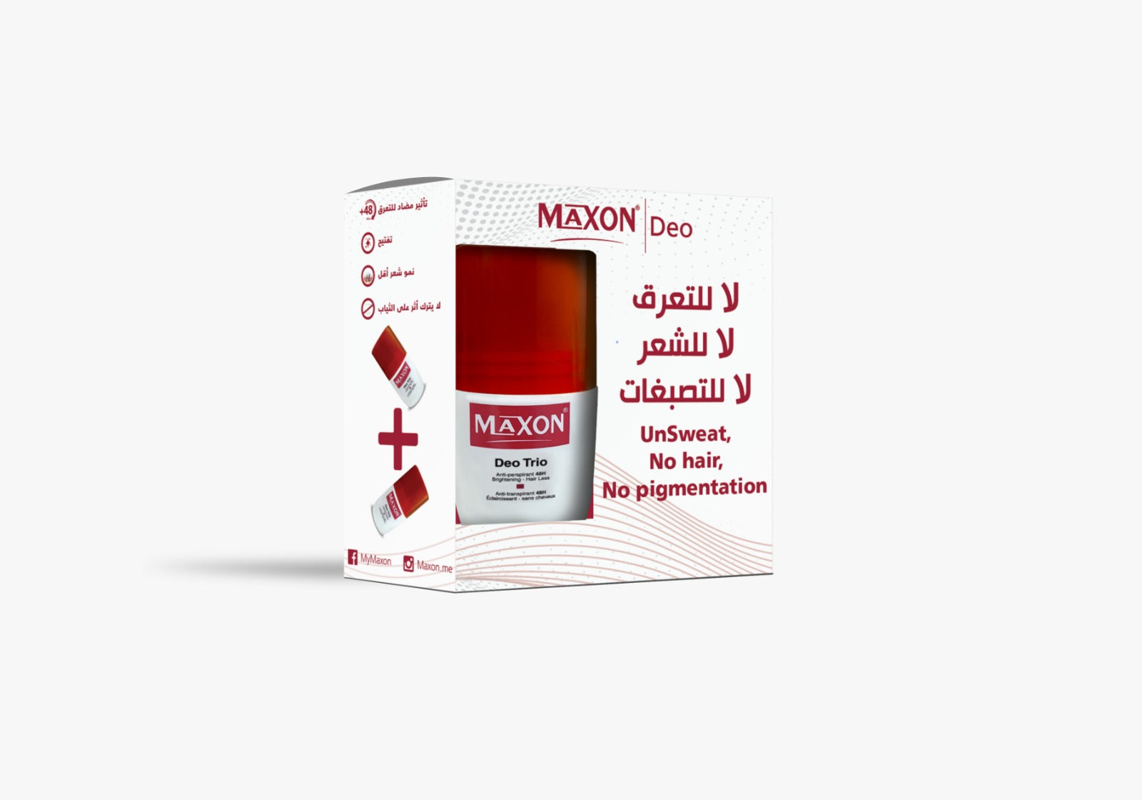 MAX ON DEO TRIO 60 ML (PACK)