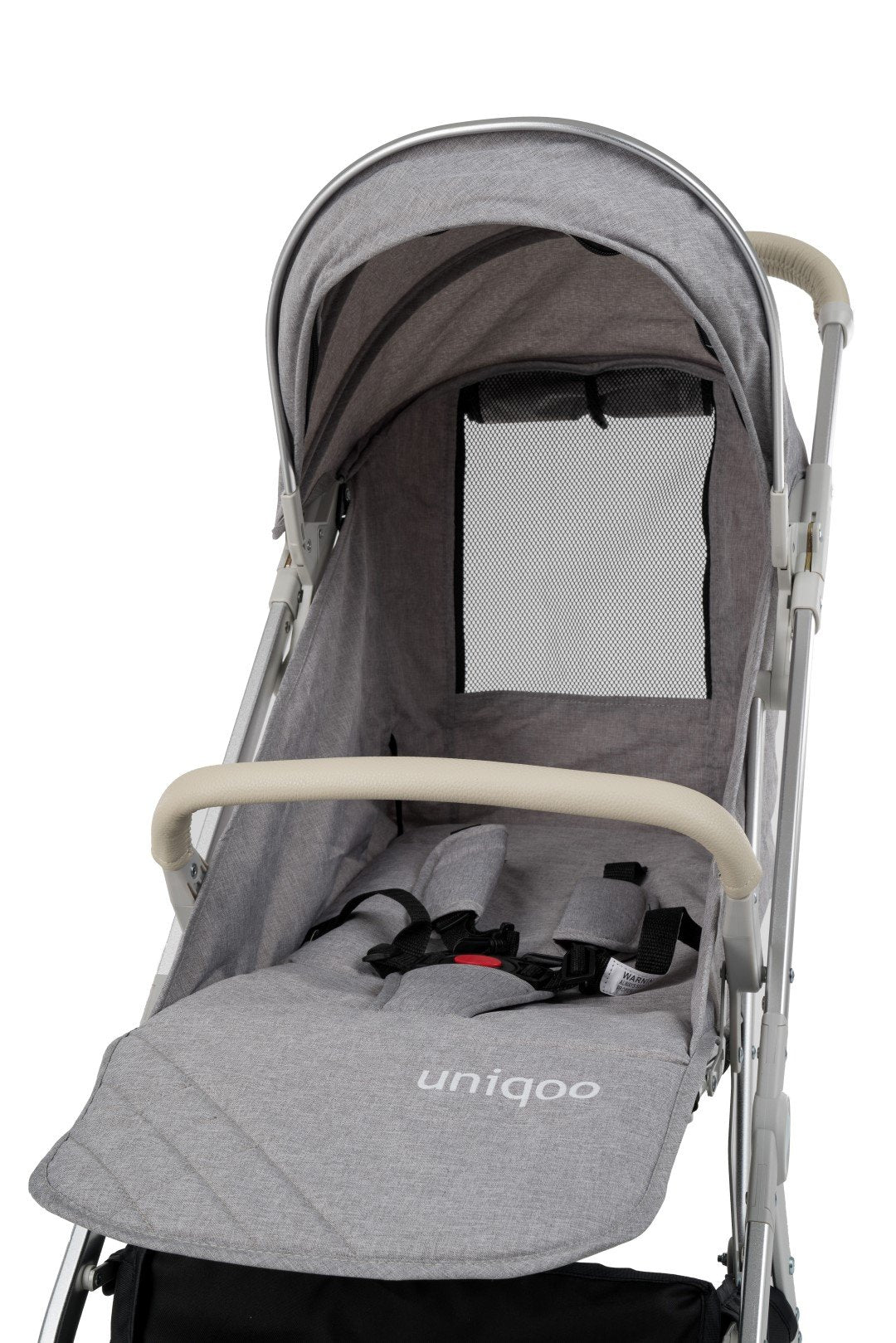 عربة أطفال يونيكو 4 رمادية - أوربان