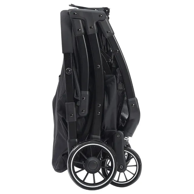 هابيبي - عربة أطفال قابلة للطي تلقائيًا - أسود