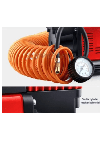 12v Portable Automatic High Pressure Car Inflator Full Metal Double Cylinder Car Wheel Quick Inflation RY-102-6