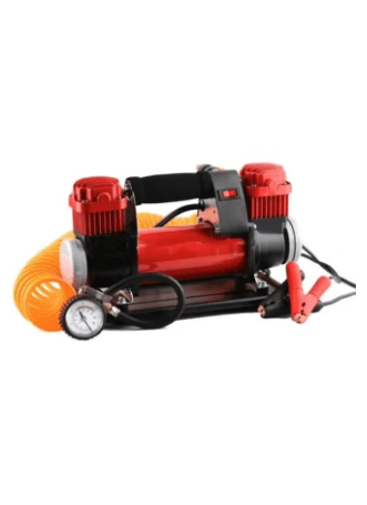 12v Portable Automatic High Pressure Car Inflator Full Metal Double Cylinder Car Wheel Quick Inflation RY-102-6