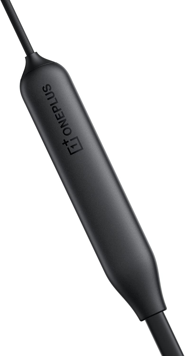 OnePlus Bullets Wireless Z2 Bluetooth 5.0 in Ear Earphones, Bombastic Bass – 12.4 mm Drivers, 30 Hrs Battery Life (Magico Black)