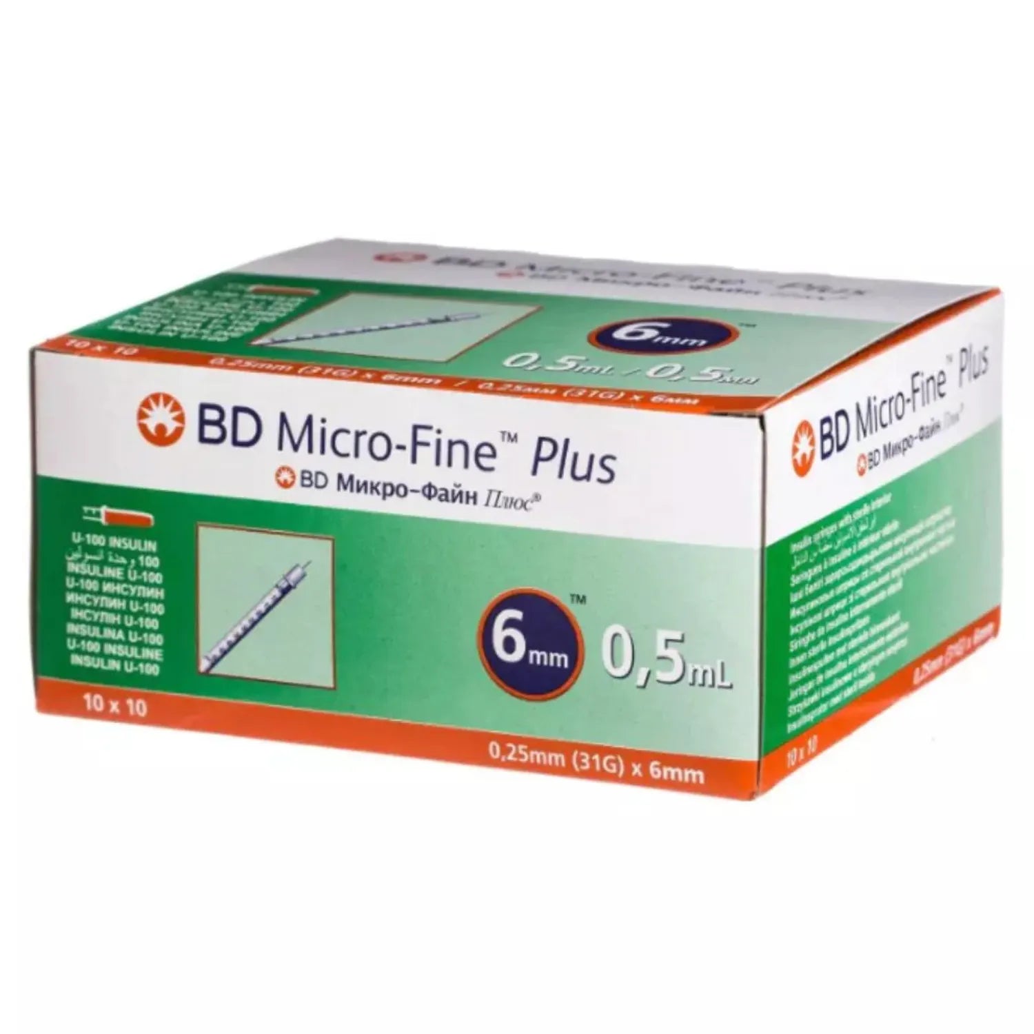 BD MICROFINE 0.5ML 31G PEN NEEDLE