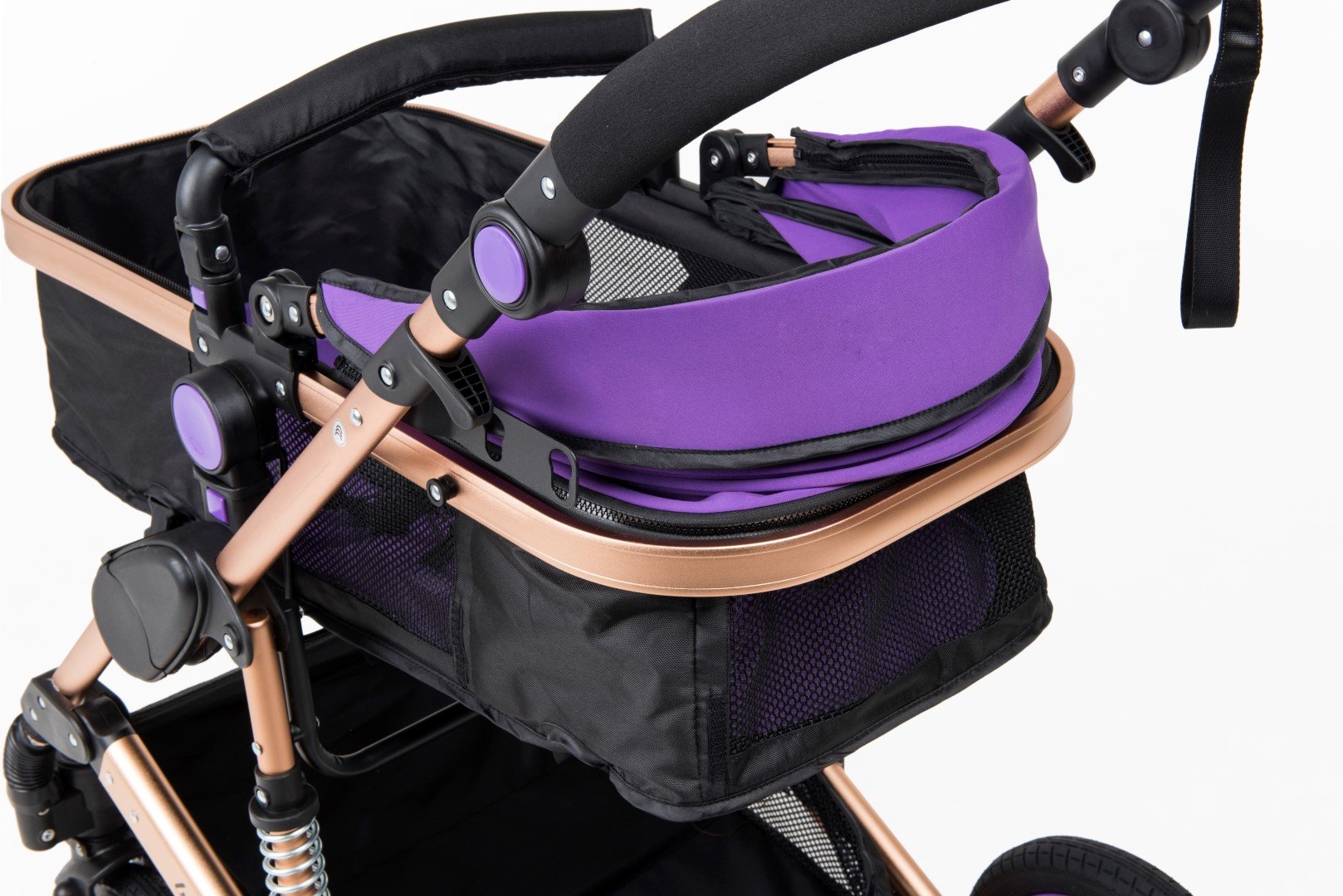 عربة أطفال Belecoo 6 Purple الكلاسيكية 3 في 1