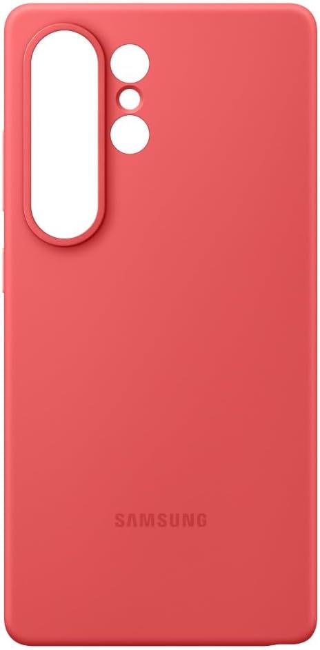 Samsung Galaxy S25 Ultra Genuine Silicone Phone Case, Red