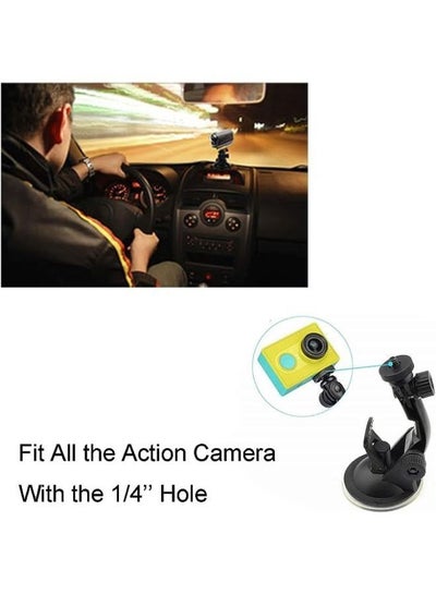 مجموعة من أدوات التثبيت على الزجاج الأمامي للسيارة لكاميرا Gopro Hero