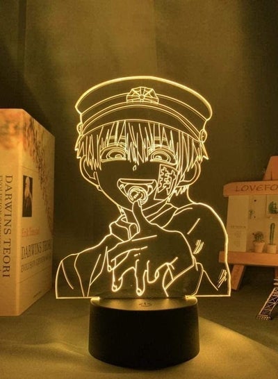 3D Night Light Illusion Led Lamps Decor lamp for Kids 3D Lamp Anime Toilet Bound Hanako Kun LED Night Light for Room Decor Nightlight Birthday Gift Toilet Bound Hanako Kun Night Lamp