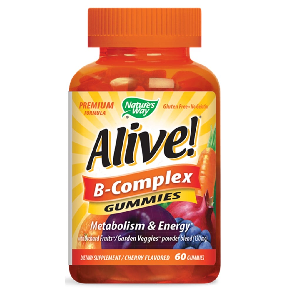 علكة Nw Alive B-Complex 60 قطعة