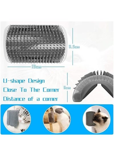 Cat Self Grooming Brush, Face Scratcher And Massage Comb