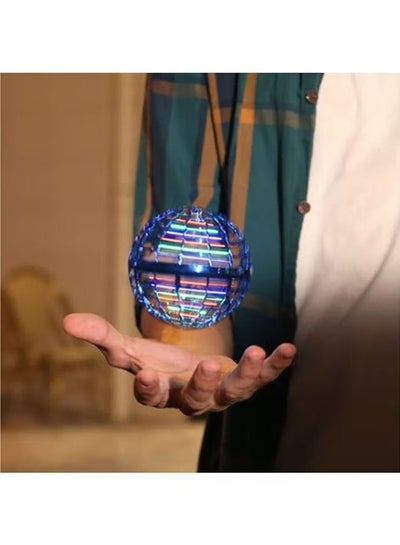 لعبة الكرة الطائرة على شكل كرة أرضية تدور 360 درجة، لعبة طائرة يتم التحكم فيها يدويًا، ألعاب الكرة، أضواء LED سحرية، وحدة تحكم صغيرة بدون طيار، لعبة طائرة بوميرانج يطير المغازل للأطفال والكبار في الأماكن المغلقة والخارجية