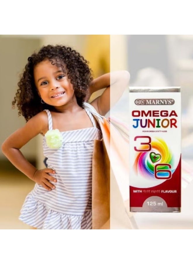Marnys Omega Junior 3. 6 Syrup 125 ML