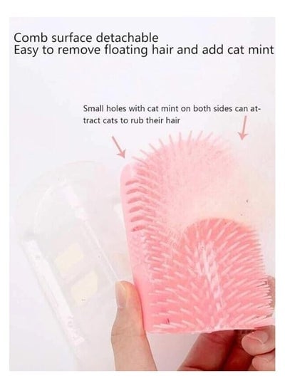 Cat Self Grooming Brush - Face Scratcher And Massage Comb