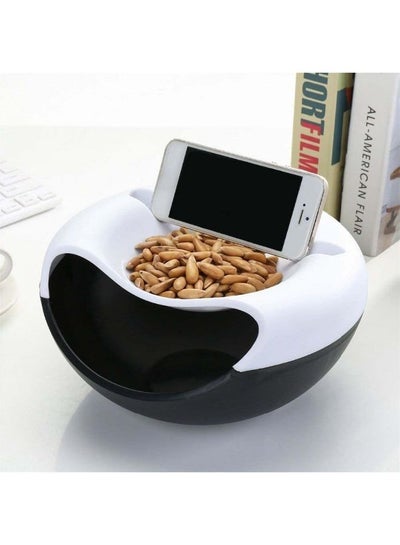 Multifunctional Snack Box Storage Box Double Layer Container Household Snack Serving Dish Organizer