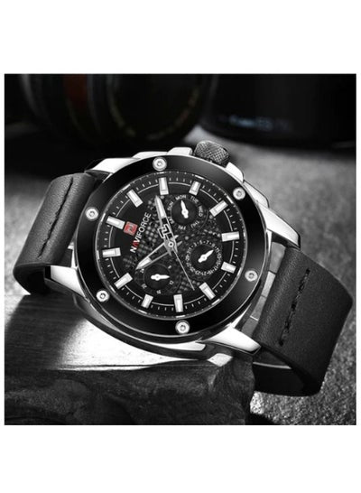 NAVIFORCE 9116 New Luxury Brand Waterproof Quartz Watch Men Military Leather Sports Watches Man 24 Hours Date Clock Religion Masculine
