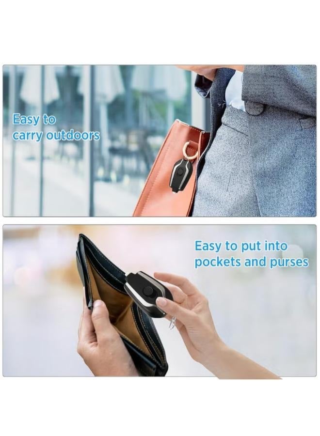 Keychain Portable Charger for iPhone, Ultra-Compact External Fast Charging Power Bank Battery Pack, Key Ring Cell Phone Charger