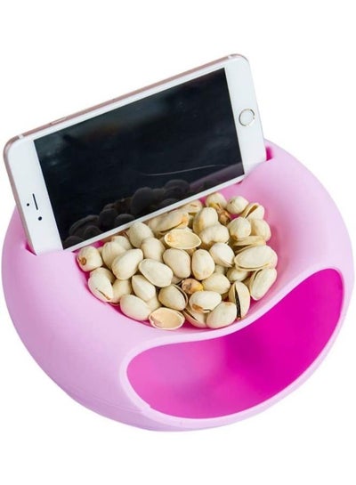 Snack Bowl With Mobile Holder