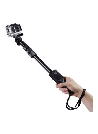 Yunteng Yt-1288 Extendable Selfie Stick Monopod with Shutter Remote Control, Black