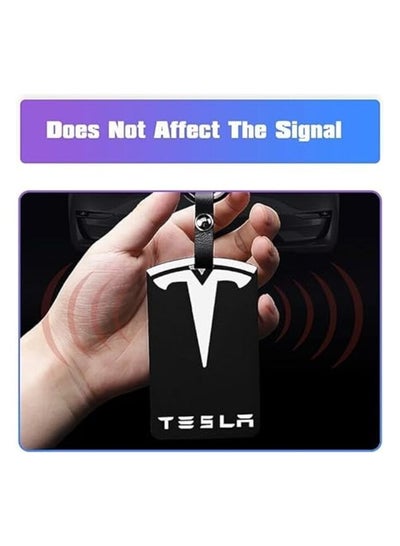 Silicone Protector Card Holder Keychain for Tesla Model 3/Y