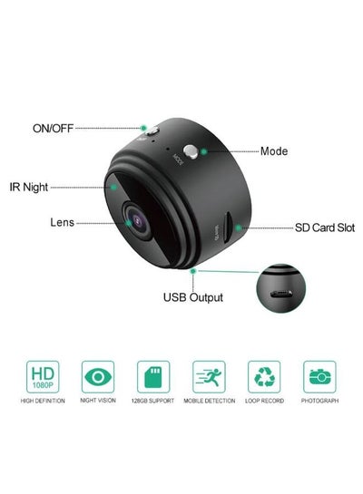 1080p HD Resolution Super Mini WiFi Camera For Home Security Mini Camera