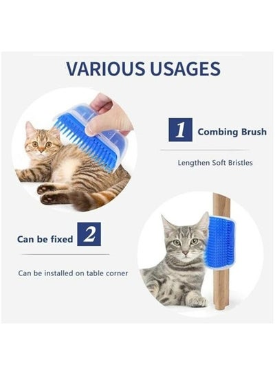Cat Self Grooming Brush, Face Scratcher And Massage Comb