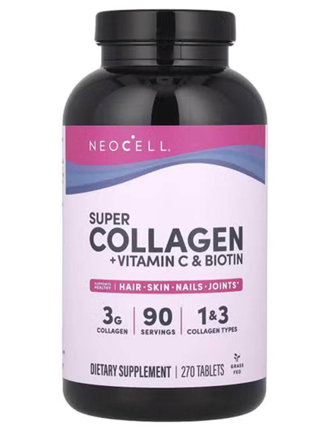 NEOCELL Super Collagen, + Vitamin C & Biotin, 270 Tablets