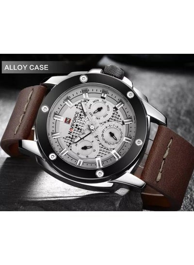 NAVIFORCE 9116 New Luxury Brand Waterproof Quartz Watch Men Military Leather Sports Watches Man 24 Hours Date Clock Religion Masculine