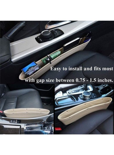 2 Pieces Car Seat Gap Organizer
