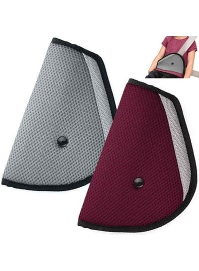 قطعتان من إكسسوارات السيارة، واقي حزام مقعد السيارة المريح للأطفال