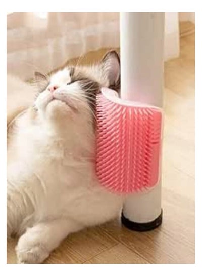 Cat Self Grooming Brush - Face Scratcher And Massage Comb