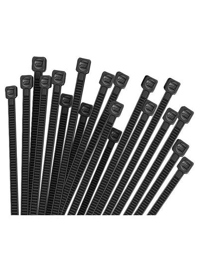 Cable Ties 100mm, 100 Pieces Pack Self-Locking Heavy Duty Nylon Plastic Zip Ties Wraps For Home, Office and Outdoor