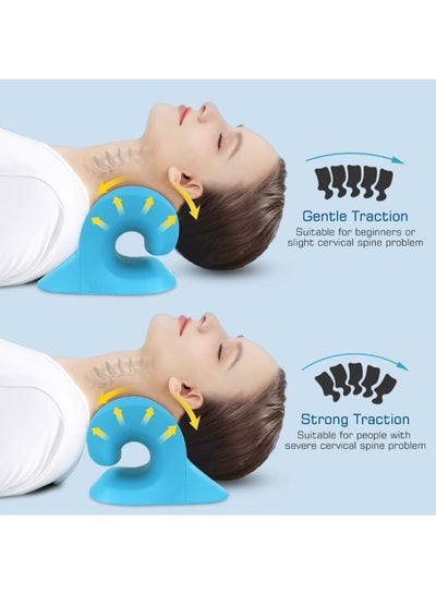 Cervical Traction Pillow for Neck and Shoulder Pain Relief