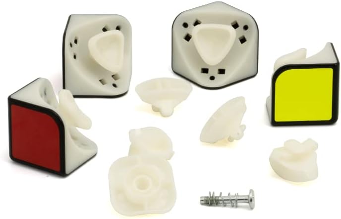 مكعب السرعة السحري Cubelelo Drift 2x2 أسود اللون، لغز للأطفال والكبار، مكعب العصف الذهني السريع (متعدد الألوان)