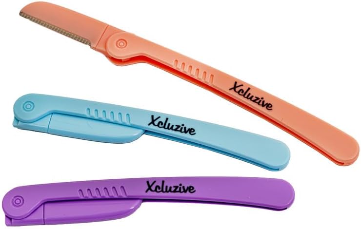 Xcluzive Facial & Body Hair Razor, Pack of 3, Plastic Handle, Unisex-Adults