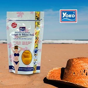 YOKO Whitening Spa Salt For Armpit and Bikini Area (220g, White)