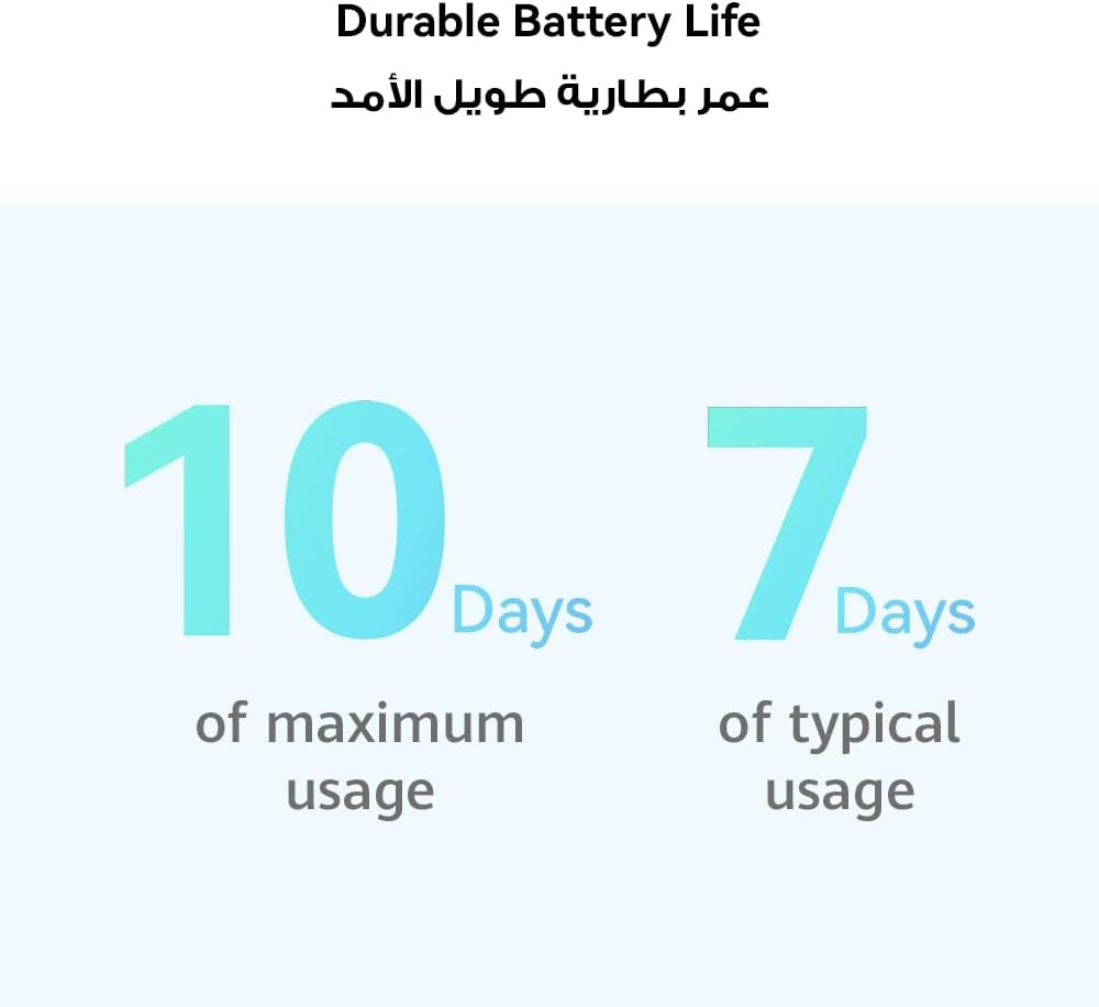 ساعة هواوي واتش فيت 3، شاشة AMOLED مقاس 1.82 بوصة، تصميم نحيف للغاية، إدارة لياقة بدنية شاملة، إدارة صحية شاملة، عمر بطارية طويل، متوافقة مع أنظمة iOS وAndroid، رمادي