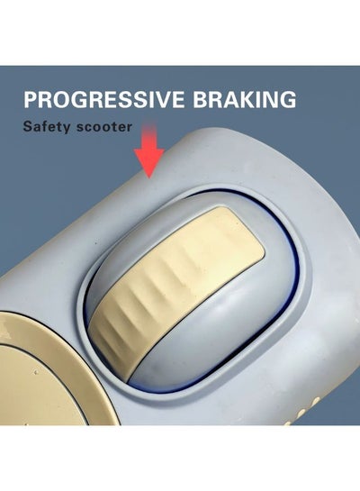 سكوتر 2 في 1 قابل للطي للأطفال مع مقعد قابل للإزالة ومقود قابل للتعديل