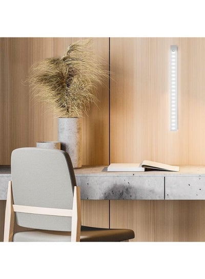 6 قطع مستشعر حركة لاسلكي LED إضاءة بيضاء USB قابلة للشحن عصا على خزانة مغناطيسية أضواء ليلية لعداد المطبخ وخزانة الملابس والرواق الداخلي والخارجي