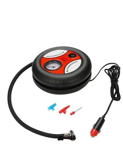 مضخة ضاغط الهواء المحمولة 260PSI DC12v سيارة كهربائية صغيرة