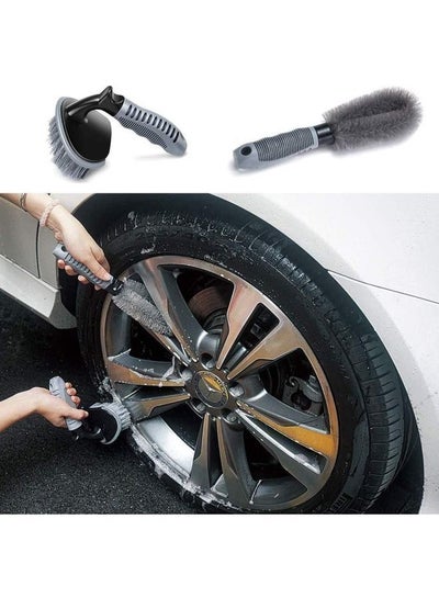3 Pieces Car Wheel Cleaning Brush Set