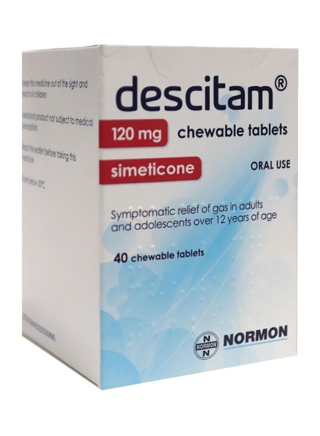 DESCITAM 120MG CHEWABLE TAB 40S