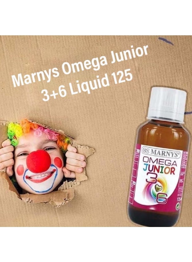 Marnys Omega Junior 3. 6 Syrup 125 ML