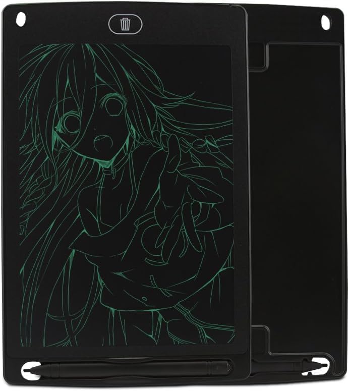 جهاز لوحي للكتابة بشاشة LCD مقاس 8.5 بوصة من ECVV، لوحة ملاحظات للكتابة والرسم البيئية المحمولة | لون عشوائي |