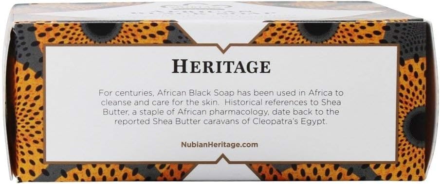 Shea Moisture African Black Soap Bar Soap For Unisex, 5 Oz.