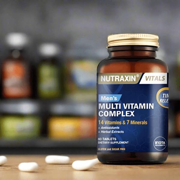 Nutraxin Vitals Men'S Multivitamin Complex 60 Tabs