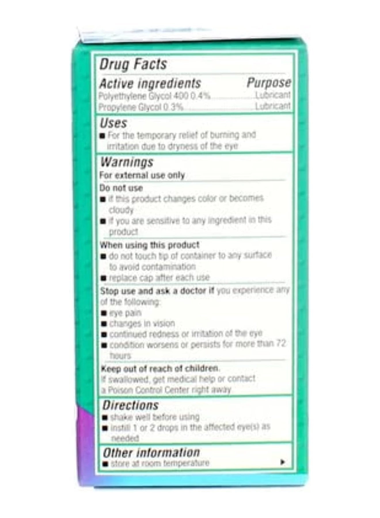 Systane Ultra Lubricant Eye Drops 0.3 Oz