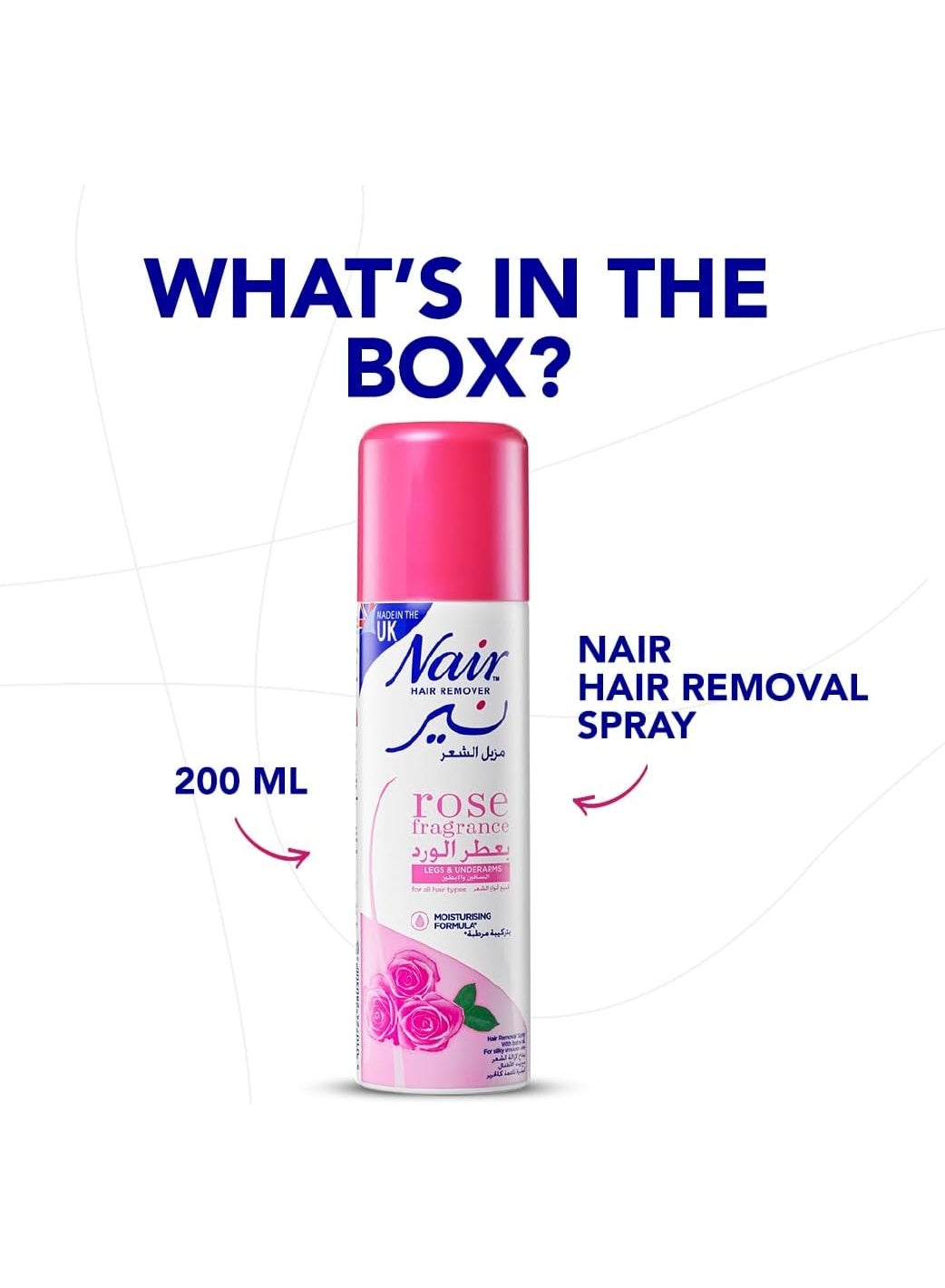 NAIR ROSE SPRAY 200ML