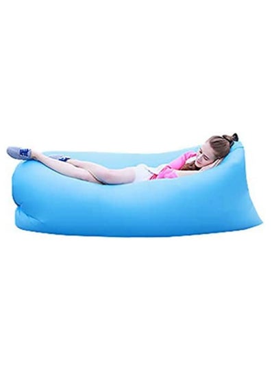 Fast Air Inflatable Sofa Lazy Air Bed Chair Couch Air Bag Available Colors Blue