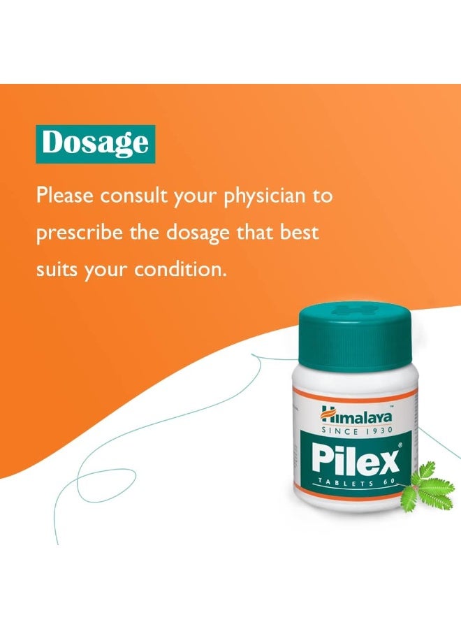 HimalyanR O Himalaya Pilex Tablet Piles Treatment 60 Tablets